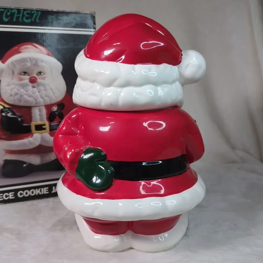 Santa Claus Ceramic Cookie Jar 11